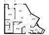 2 Bedroom Floor Plan
